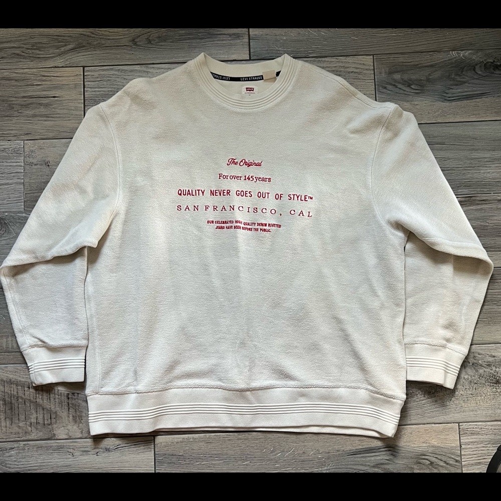 Levi Strauss & Co Vintage Cream Crewneck
